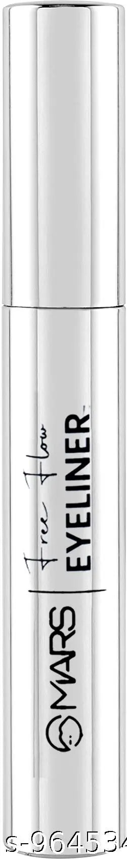 MARS Free Flow Long Lasting Smudge Proof MARS Eyeliner 9 ml (Jet Black)