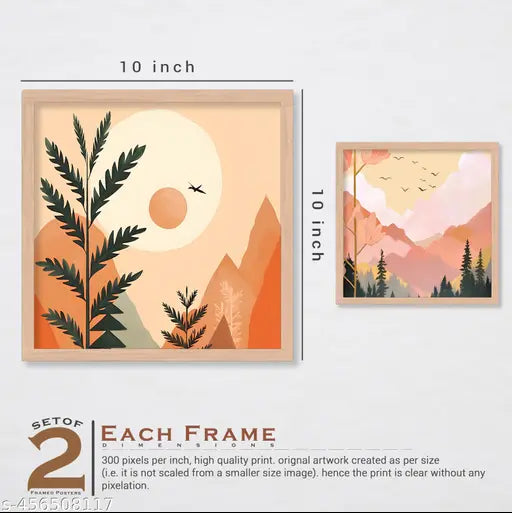 Decorative Wall Paintings Modern Art Living Room Bedroom (Set Of 4)