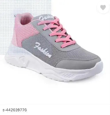 Stylish Pink Casual Sneakers For Women