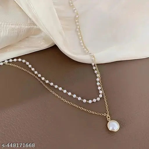 Vassaley Fashion Alloy Pearl Necklace