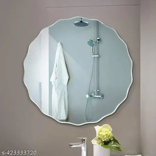  Bathroom Round Cut Mirror 12"