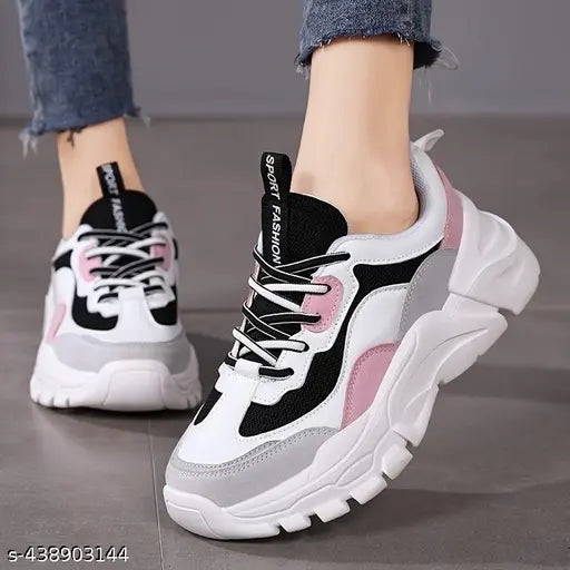 multy colour sports and casual sneakers for women