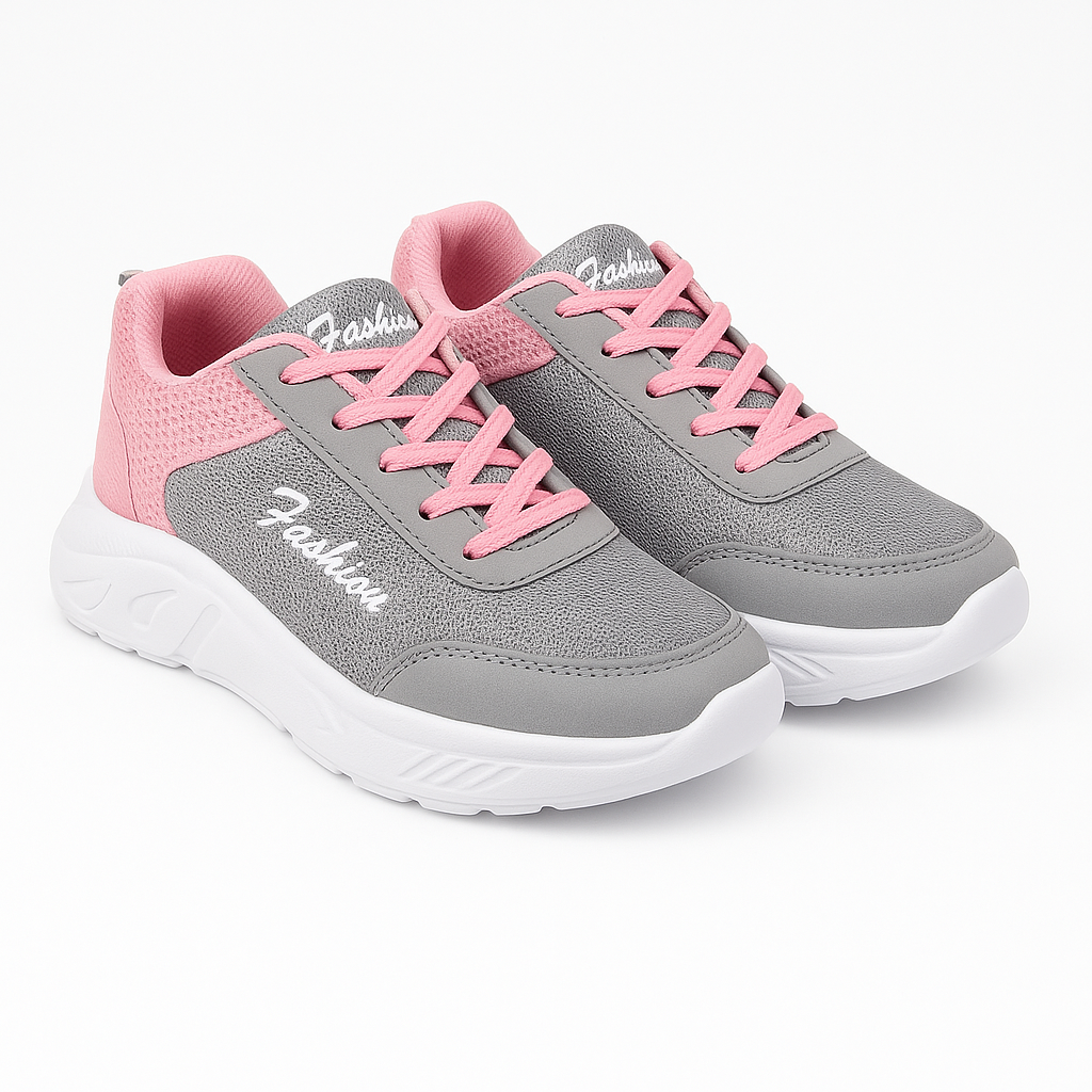 Stylish Pink Casual Sneakers For Women