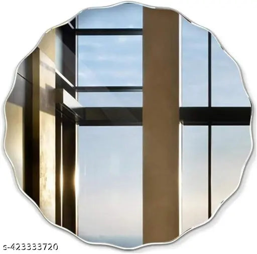  Bathroom Round Cut Mirror 12"