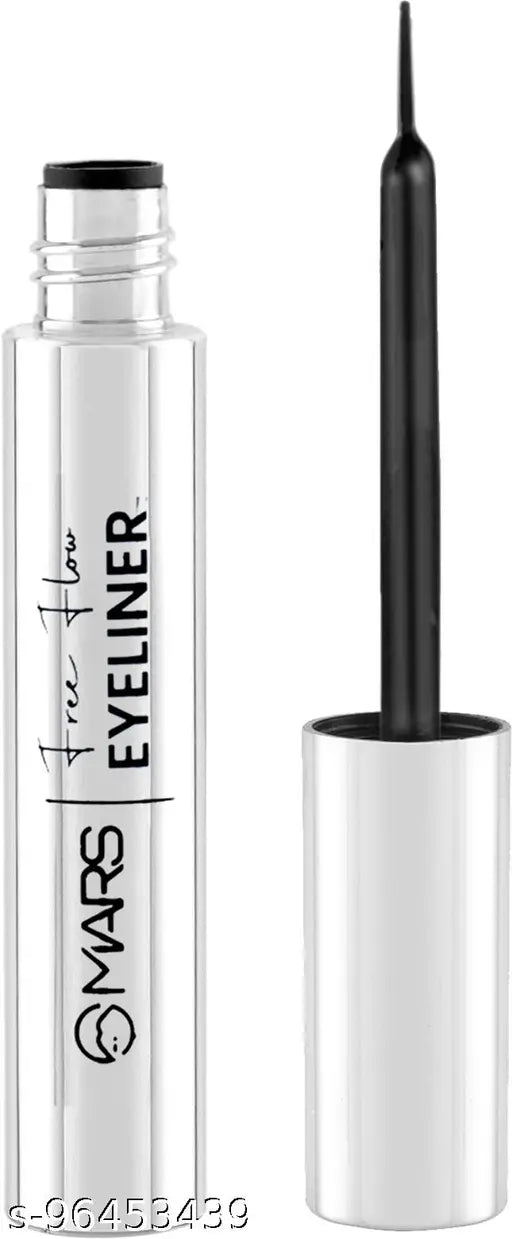 MARS Free Flow Long Lasting Smudge Proof MARS Eyeliner 9 ml (Jet Black)