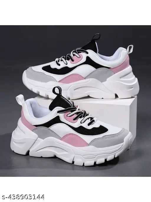 multy colour sports and casual sneakers for women