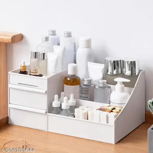 Starsum's High Quality Cosmetic Organizer Box Drawers Storage Plastic Stationary Box
