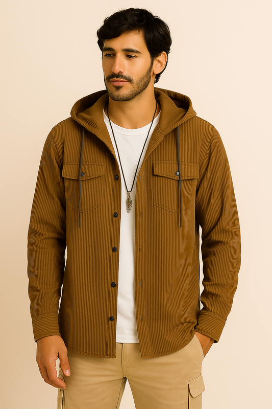 Summer Men's Solid Casual Shirt